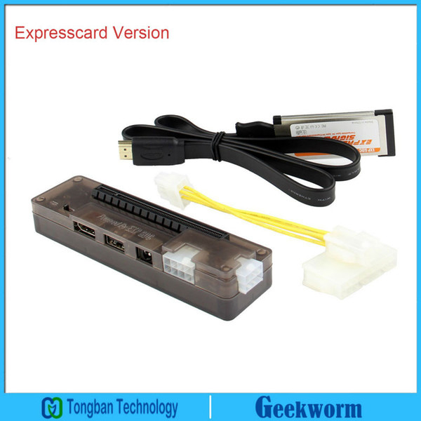 PCIe PCI-E EXP GDC External Laptop Video Card Dock / Laptop Docking Station (Express card interface Version)