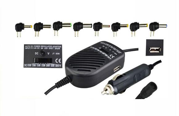 80W Manual Universal laptop adapter usb car charger for laptops digital products
