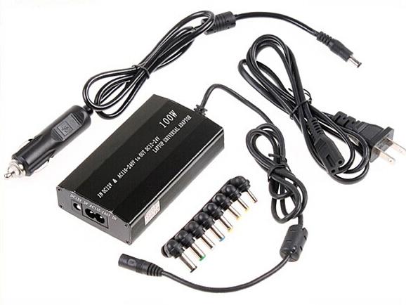 2in1 Manual Universal Laptop Adapter 100W for most laptop charger digital products ect