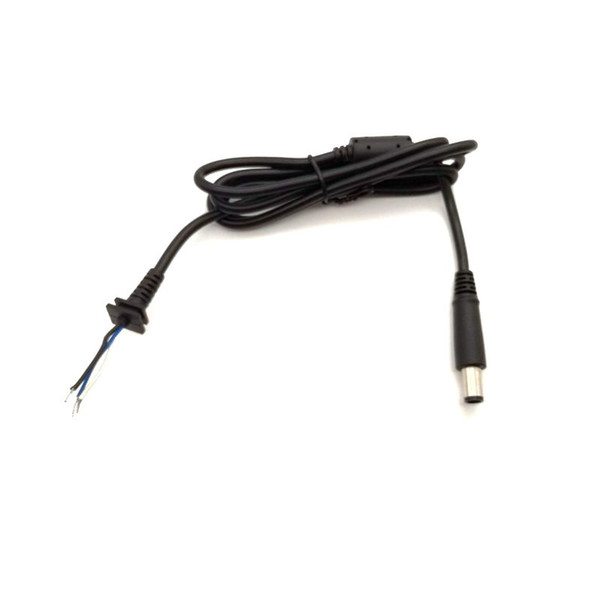 2pcs Laptop DC Power Cable 7.4x5.0mm / 7.4*5.0mm Black with Pin Inside for Dell 19.5V 3.34A Laptop Charger DC Jack Cord Cable