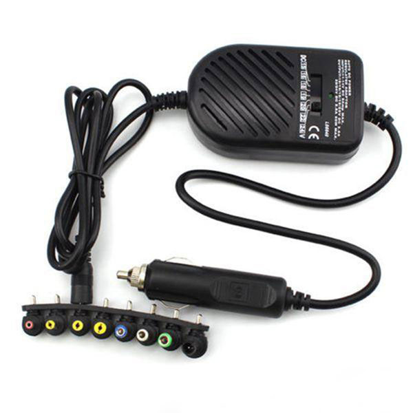 Wholesale Universal DC 80W Car Auto Charger Power Supply Adapter Set For Laptop Notebook with 8 detachable plugs 50pcs