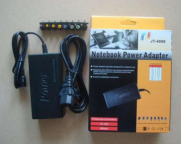 96W Universal Laptop Charger Notebook Power adapter For HP/DELL/IBM Lenovo ThinkPad 20pcs/lot