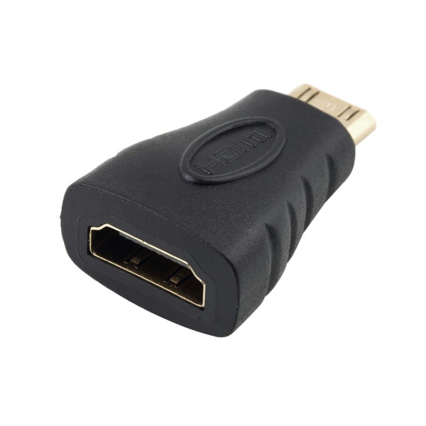 Gold Plated A110# Adapter Connector (AHM2-MN1) 8171 Mini HDMI Type C Male to HDMI Type A Female HD 1080P HDTVWholesale 125