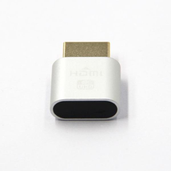 New WBTUO VGA Virtual Display Adapter HDMI 1.4 DDC EDID Dummy Plug Display Emulator New QJY99