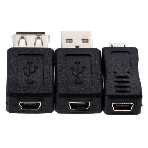 10 Type USB 2.0 Male to Micro USB Female to Mini Male B M/F V3 V8 Adapter Connector OTG Converter Coupler Adaptor Extention 5P 5PIN 210