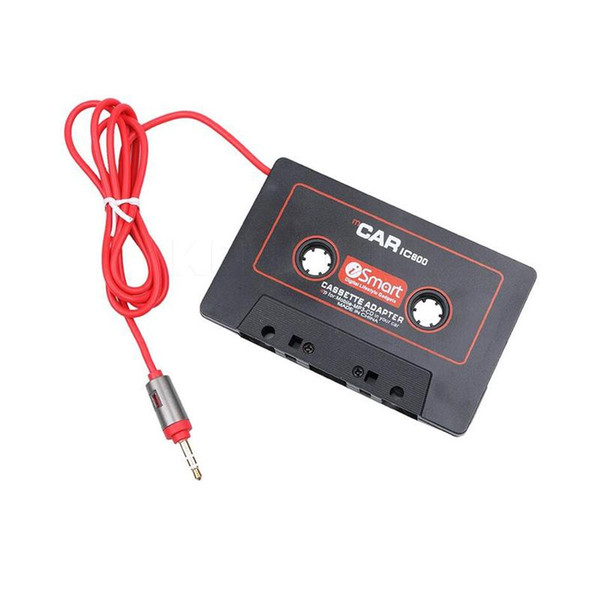 Universal Car Cassette Tape Adapter Cassettes Mp3 Player Converter 3.5mm Jack Plug For iPod For iPhone AUX Cable CD Computer Player Adapters