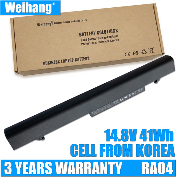 Cell from Korea 41Wh 2800mAh Weihang Battery RA04 For HP ProBook 430 G1G2 H6L28AA H6L28ET HSTNN-IB4L 768549-001