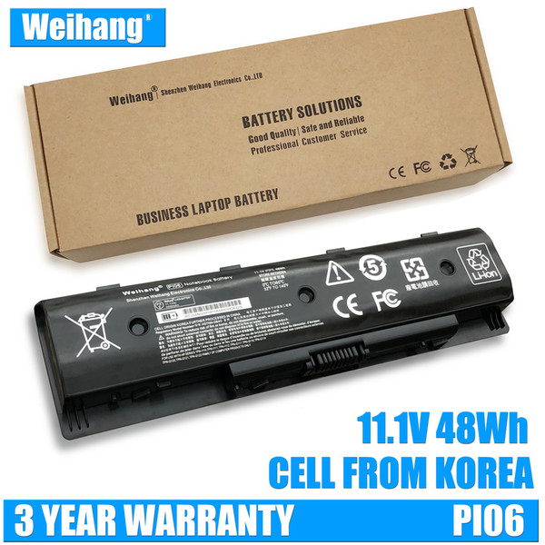 Korea Cell Weihang PI06 Battery for HP Pavilion 14 Pavilion 15 HQ-TRE 71004 Envy TouchSmart 17 17t 17z HSTNN-DB4N HSTNN-DB4O