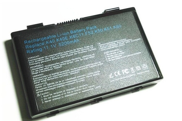 Wholesale-Laptop Battery For Asus K50AB K70 A32-F52 F82 K50I K60IJ K61IC K50C K50ID k50IE K50IL K50IP K50X K51A K51AB