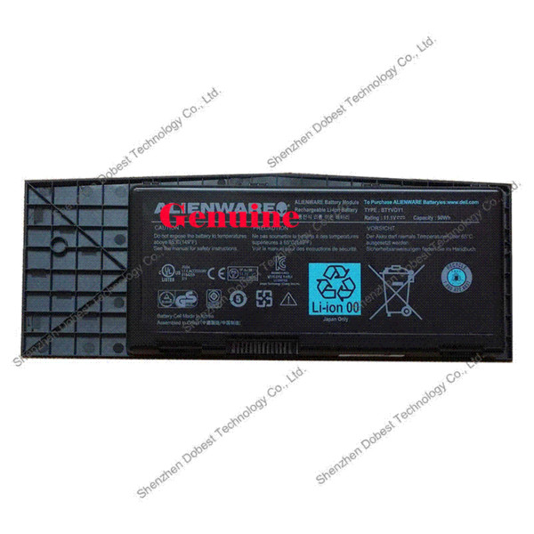 Genuine Original Battery For DELL Alienware M17x R3 Battery For Dell Alienware M17x R4 Battery BTYVOY1 7XC9N BTYV0Y1 CN-07XC9N