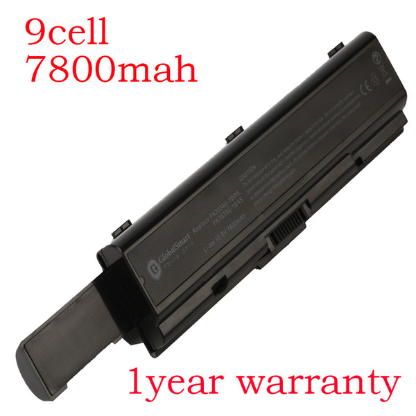 7800mah laptop battery PABAS173 PABAS174 PA3535U-1BAS for toshiba Satellite L200 A215 L202 L201 A350D A500D L203 L205 A355D L300D L305D