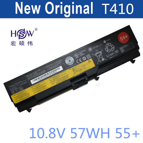 HSW 10.8v 57WH laptop battery FOR Lenovo E40 L512 T410 E50 E420 L520 E425 SL410 T420 E520 T510 E525 bateria