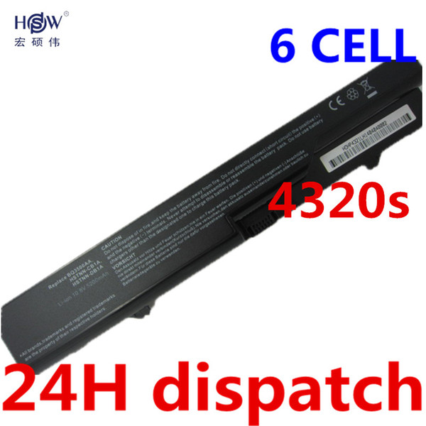 HSW laptop battery for 420,421,425,620,625 for ProBook 4320s,4320t,4321s,4325s,4326s,4420s,4421s,4425s,4520s, batteria