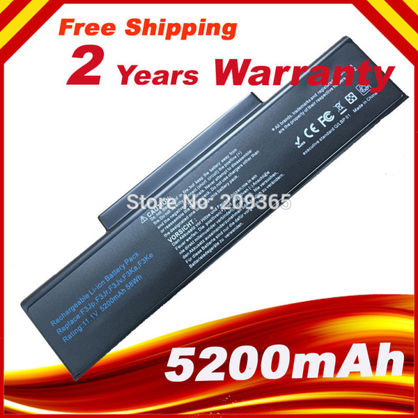 5200mAh battery A32-F2 A32-F3 A32-Z94 A32-Z96 BTY-M66 For Asus Z53 M51 Z94 A9T F3 F3S F3K F3T F3SV F3JR F3JA F3E F3KE