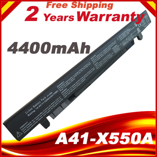 x550l Battery A41-X550 A41-X550A For ASUS X550L X450 X450C R409CC X552E K5 X550V X550VB X550VC A450 A550 F450 K450 K550