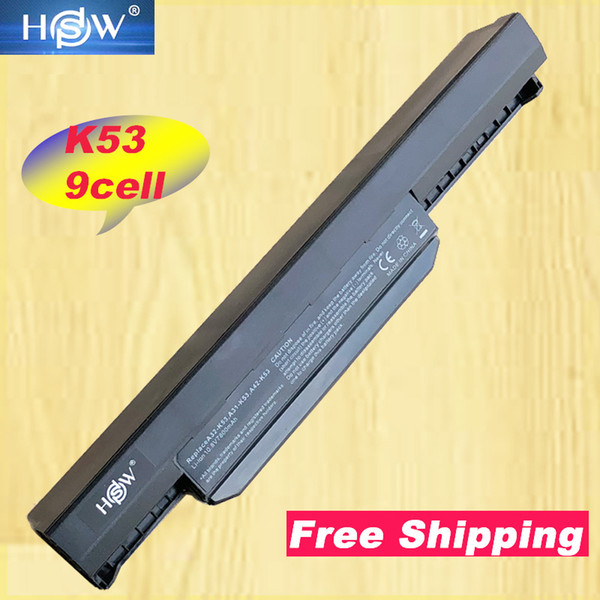 HSW K53u Laptop Battery For Asus A32 K53 A42-K53 A31-K53 A41-K53 A43 A53 K43 K53 K53S X43 X44 X53 X54 X84 X53SV X53U X53B X54H