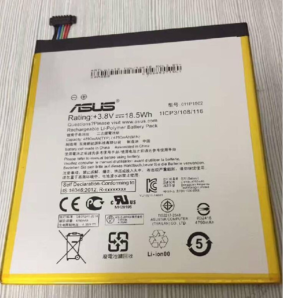 New genuine Battery for ASUS P023 M1000C ZenPad 10 (ZD0310C) (ZD300C) 3G (ZD300CG) LTE (ZD300CL) (Z300C) C11P1502 3.8V 18.5WH