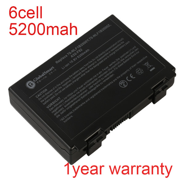 6 cell laptop battery L0690L6 A32-F82 for asus K40IN K70I K70Y X5DI K50X K50I X8D P81I X5EA X8AIJ X5DX P50I X8AE K50A X8AAF