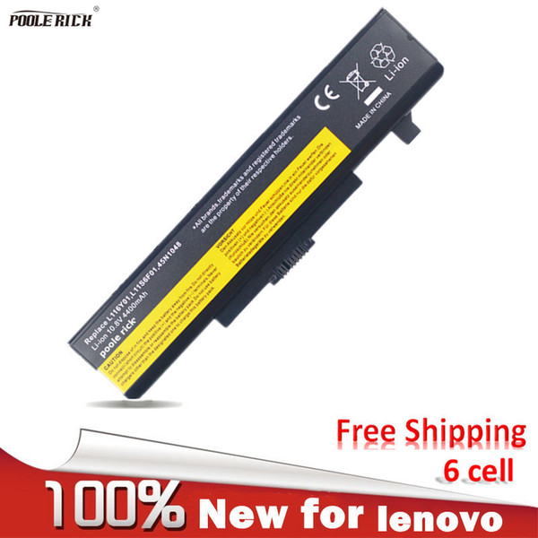 New 6 Cells Laptop Battery For LENOVO 121500049 L11L6F01 L11S6F01 ASM 45N1048 L11O6Y01 FRU 45N1049 L11P6R01 L116Y01 black