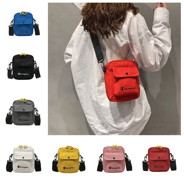 Champion Canvas Bags Men Women Shoulder Messenger Bags Brand Designer Handbag Chest Waist Bag Casual Backpack Wallet Purse New C51304