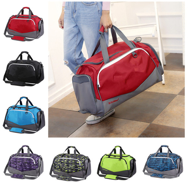 Unisex U&A Duffle Bag Travel Handbag Under Waterproof Nylon Shoulder Tote Bags Large Capacity Handbags Outdoor Sports Bag Packsack 7 Colors