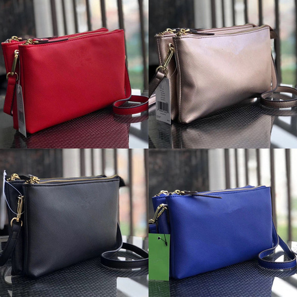 Women KS Handbags PU Leather Wallet One Shoulder Crossbody Bags Double Layer Zipper Backpack Fashion Lady Purse Hot Sale C41702