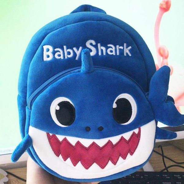 Baby Shark Backpacks 3D Cartoon Animals Kids School Bags For Boys Girls Plush Knapsack Cheap A32608