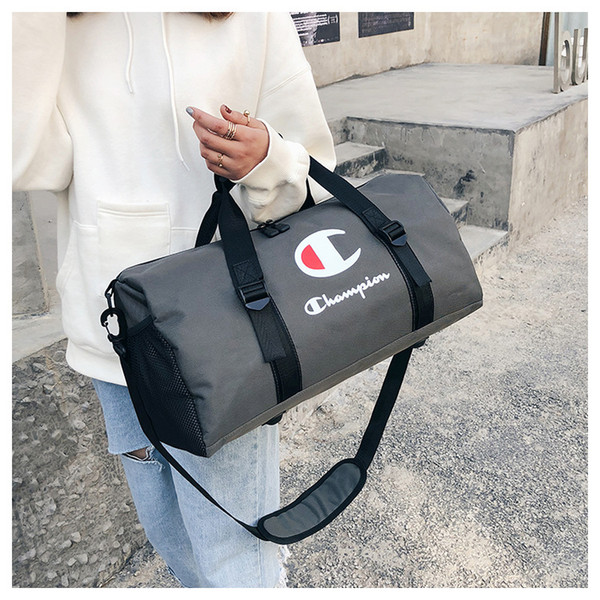 2019 Champions Travel Bags Sports Duffle Bag Fashion Fitness Yoga Carry On Luggage Large Capacity Waterproof Tote Shoulder Bag Handbags B312