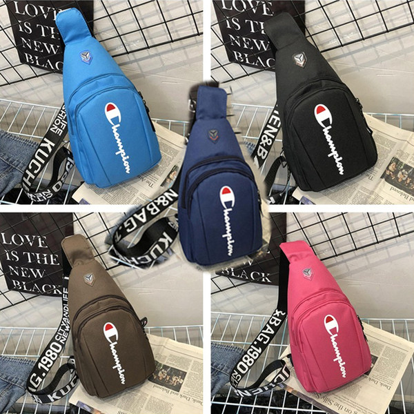 Champion Canvas Bags Brand Designer Shoulder Bags Mens Womens Handbags Purses Adjustable Chest Pack Funny Pack New C51002