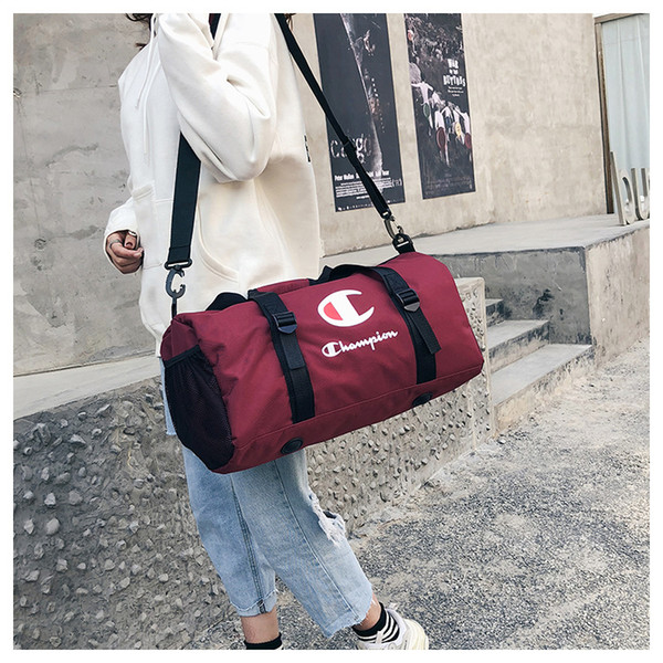 2019 Champions Travel Bags Sports Duffle Bag Fitness Yoga Carry On Luggage Large Capacity Waterproof Tote Shoulder Bags Handbags B3121