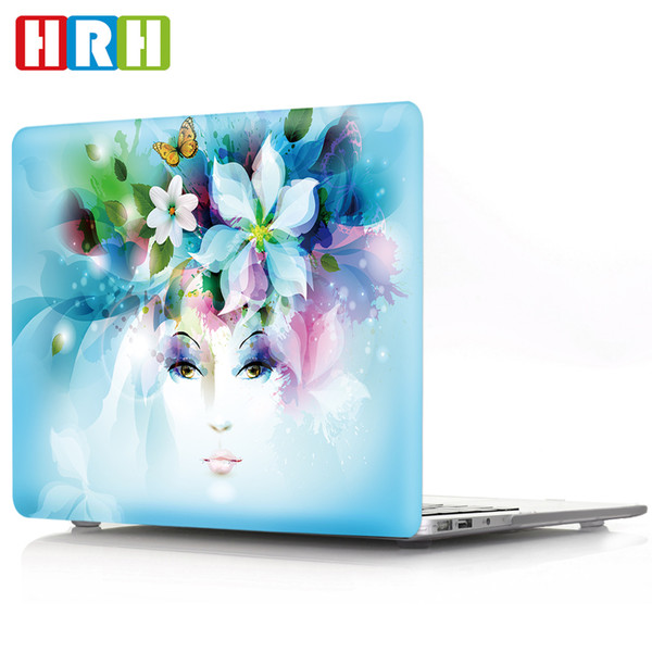 HRH Flower Woman Cases Waterproof Floral Girl Laptop Hard Case for Macbook Pro Retina13 A1425 A1502 Print for Apple Plastic Case