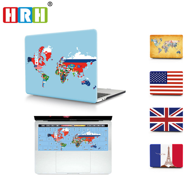 HRH Flag Keyboard Cover Hard Case Protective Hard Plastic Case Sleeve for Macbook Air A1932 Case 2018 11 12 13 15