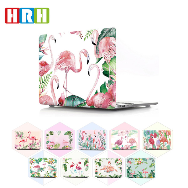 HRH Flamingo Laptop PC Laptop Body Shell Protective Hard Plastic Case Sleeve for Macbook Air A1932 Case 2018 11 12 13 15