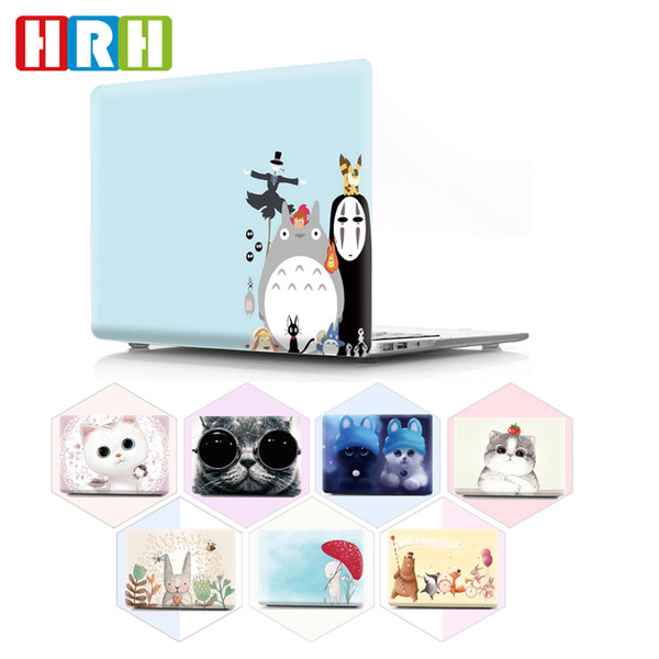 HRH Cute Animal PC Laptop Body Shell Protective Hard Plastic Case Sleeve for Macbook Air A1932 Case 2018 11 12 13 15