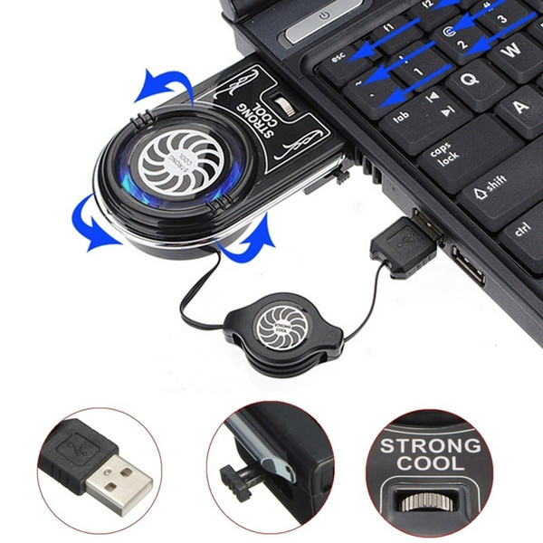 Fashion Portable Mini USB Laptop Ventilation Cooling Fan