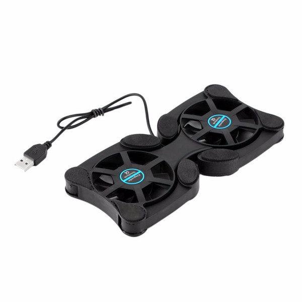 Freeshipping 2 USB Port Mini Octopus Laptop Fan Cooler Cooling Pad Folding Coller Fan Cooling Pad Wholesale Store