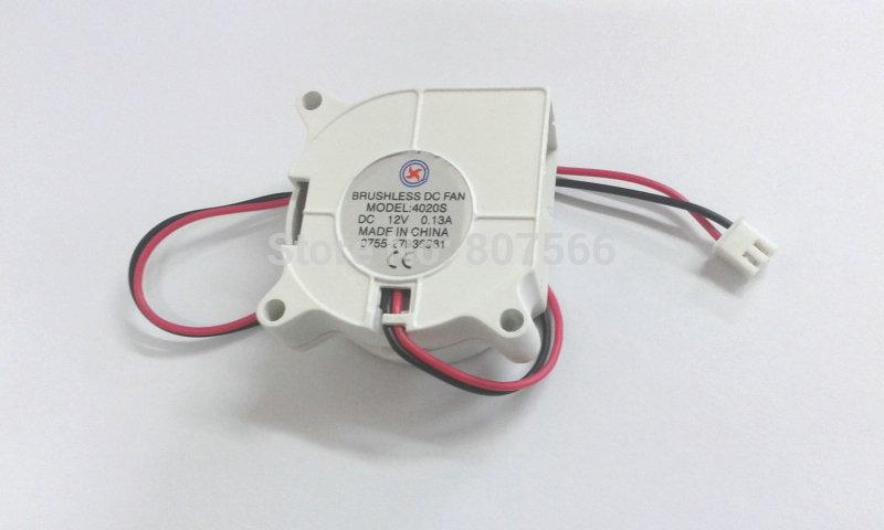 10PCS DC Brushless Cooling Fan Blower DC 12V Fans 40mm x 40mm x 20mm 4020s White