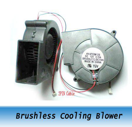 DC Fans 12V 97MM x 97MM X 33 MM Turbine Brushless Cooling Blower Fan 2pcs