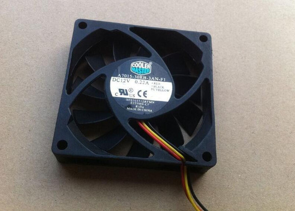 Cooler Master A7015-30RB-3AN-F1 DF0701512RFMN 70mm 3Pin Cooling Fan 70x70x15mm