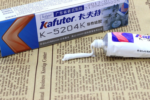 High quality Free Shipping 80g Kafuter K-5204K High Thermal Conductive Paste/Silicone Adhesive Glue NEW