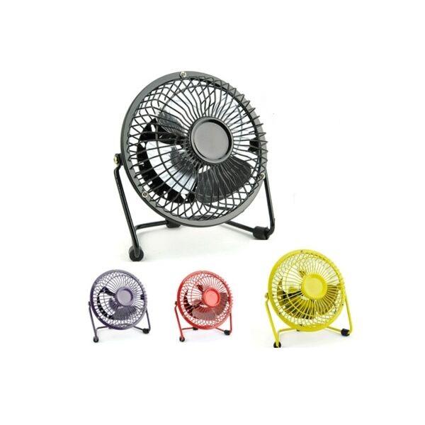 ALKcar Metal Usb mini electric fan portable for laptop pc computer with key switch silent usb fan Small mini electric fans