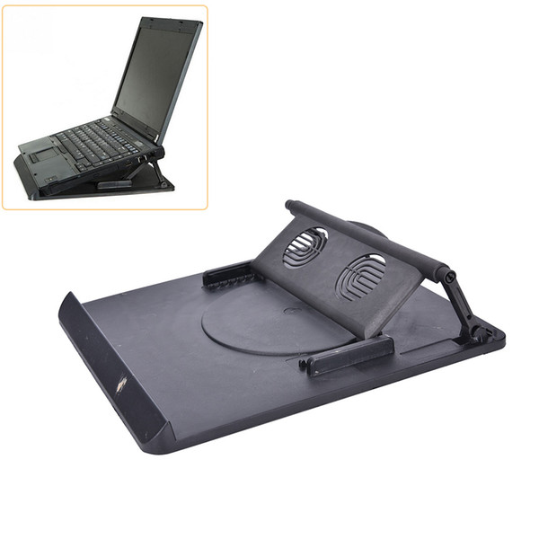 JETTING Laptop Holder Cooling 360 Degree Rotation Stand Mount Notebook Table Desk Swivel