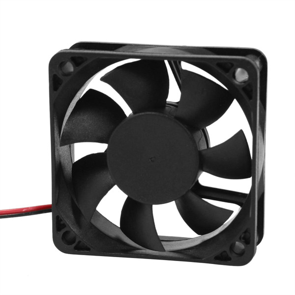 Wholesale- DC 12V 2Pins Cooling Fan 60mm x 15mm for PC Computer Case CPU Cooler-CAA