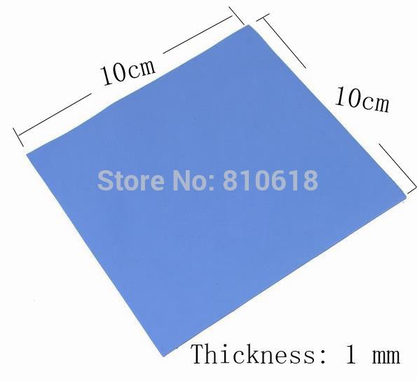 New GPU CPU Heatsink Cooling Conductive Silicone Pad 100mm*100mm*1mm Thermal Pad high quality