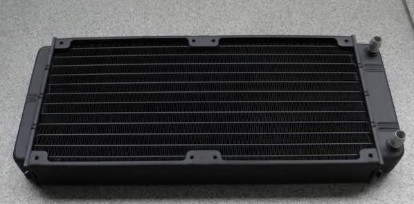 New Aluminum Liquid Water Cooling Water cooled Row Heat exchanger 257x120x30mm