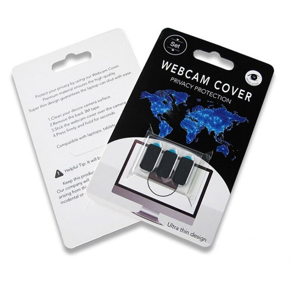 New Webcam Cover for IPad Tablet PC Laptop Phone External Webcams Devices Protect your privacy ultral thin with retail packaging