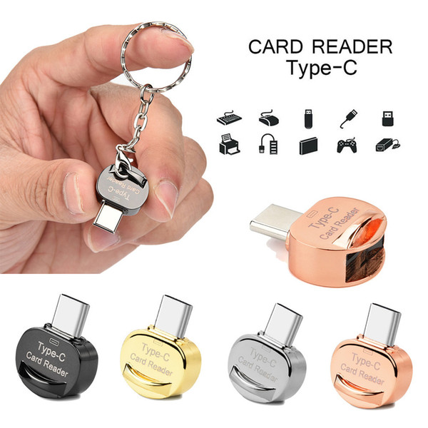 High Recommend Mini Type-C USB3.1 Micro SD TF Memory Card OTG Adapter usb charger usb adapter