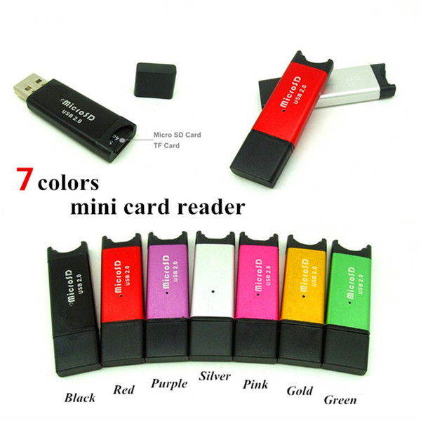 USB TF Card Reader USB 2.0 Micro SD T-Flash TF Memory Card Reader High Speed Adapter for Micro SD Card