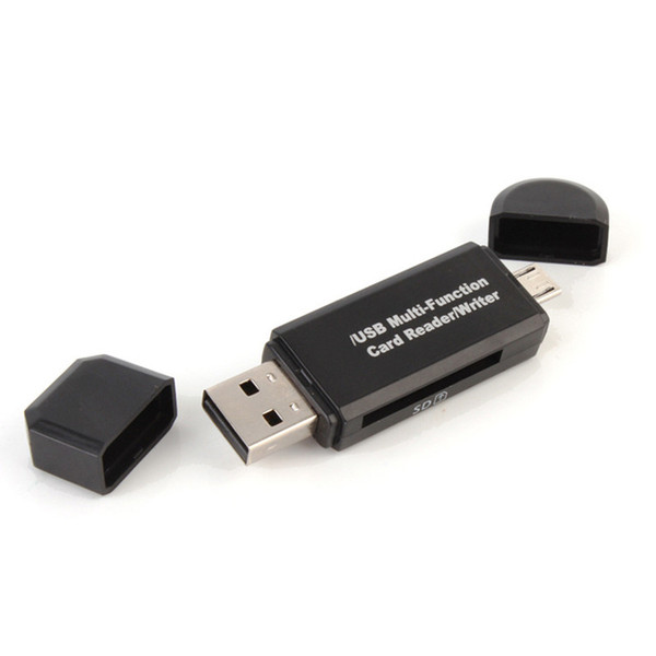 Micro USB OTG to USB 2.0 Adapter SD Card Reader For Android Phone Tablet PC