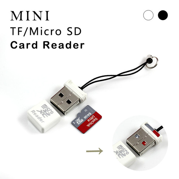 MINI Super Speed USB 2.0 Micro SD/SDXC TF Card Reader Adapter